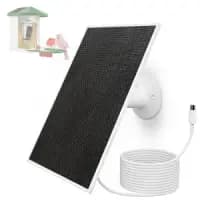solar powered bird feeder camera