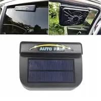 solar powered car dashboard fan