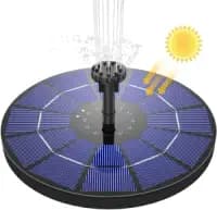 solar powered water fountain pump