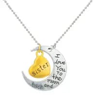 special heart pendant with silver chain