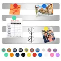 stainless memo board strip message board