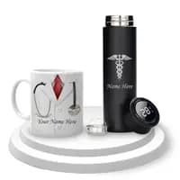temp black bottle with doctor logo