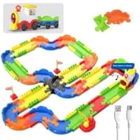 train toy for kids with track set