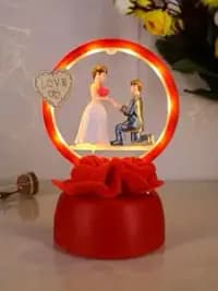 unique love couple with light