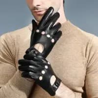 vintage leather driving gloves