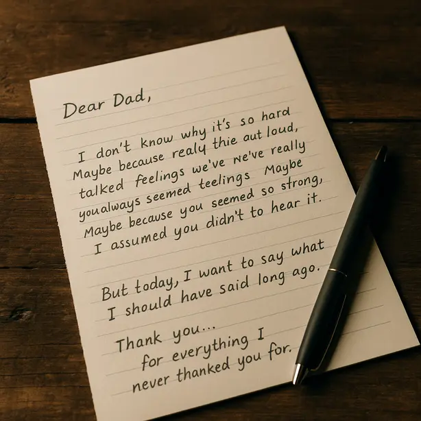 Dear Dad: A Letter That Took Years to Write
